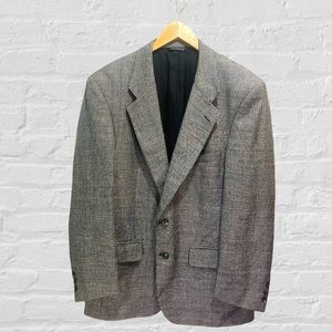 Burberry Men 38R Wool Houndstooth Sport Coat